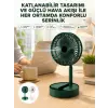 Katlanabilir Usb Şarjlı Masaüstü Soğutucu Mini Fan Telefon Tutucu