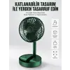 Katlanabilir Usb Şarjlı Masaüstü Soğutucu Mini Fan Telefon Tutucu Yeni Nesil
