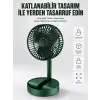 Katlanabilir Usb Şarjlı Masaüstü Soğutucu Mini Fan Telefon Tutucu Yeni Nesil