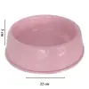 Kedi Köpek Plastik  Ve Su Kabı 20 cm - 200 ml Pembe