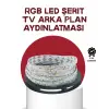 Kendinden Yapışkanlı LED Şerit Televizyon Aydınlatması 2mt