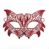 Kırmızı Dantel Masquerade Maskesi 8 No Bx40