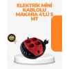 Kırmızı Renk 5 Metre 4’lü Kablolu Priz Makarası