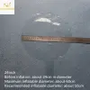 Kırmızı Simli Yuvarlak Şeffaf Balon 24 İnç
