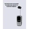 Klipsli Tasarımlı Bluetooth Kulaklık Uzun Pil Ömrü