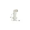 Klozet Temiz Su Giriş Dirseği 5,2 cm 3/8