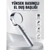 Kolay Montajlı 3 Modlu Yüksek Basınç Duş Başlığı
