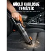 Kompakt Kablosuz Süpürge Güçlü Çekiş ve Düşük Ses Seviyesi