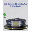 Kompakt LED Kafs Feneri USB Şarjlı Manyetik 2 Işık Modlu 215 Lümen
