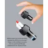 Kompakt Tasarımlı Type-C + USB Girişli Araç Şarj Başlığı