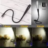Kompakt USB Siyah 14 Ledli 3 Kademeli Dokunmatik Okuma Lambası