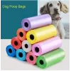 Köpek Dışkı Poşeti 4lü Düz Renk Set