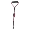 Köpek Göğüs Tasma Seti Daa Desenli 2 cm*40-58 cm Mor-Pembe
