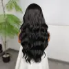 Koyu Siyah Su Daalı Fiber Sen Tül Peruk