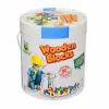 KR014 Woodoy 80 Parça Büyük Kovalı Bloklar