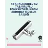 Krom Kaplamalı Çok Fonksiyonlu Musluk Başlığı | Paslanmaz Malzeme