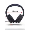 Kulak Üstü Bluetooth Kulaklık Ayarlanabiilir Uzun Pil Ömrü Kablosuz 5.0 Bluetooth