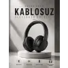 Kulak Üstü Kablosuz Bluetooth Kulaklık Yüksek Ses Kaliteli ANC Özelliği