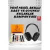 Kulak Üstü Kulaklık Pro9 ve Yeni Nesil Akıllı Saat Android ve İOS Uyumlu ANC Özelliği