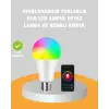 Kumanda Destekli Çok Renkli Akıllı LED Ampul