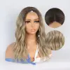 Kumral / Balköpüğü Ombre ve Röfleli Küt Tül Peruk