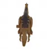 Kurmalı Dinazor Figürleri 20 cm - Asaurus - Kahverengi - 1 ADET