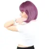 Küt Kahküllü Fiber Sen Peruk / Patlıcan Moru