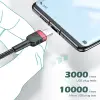 KUULAA Mikro Usb 3A Hızlı Şarj 0.50CM kısa Android Usb Şarj Kablosu-(5775)