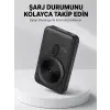 LCD Ekranlı Kablosuz Powerbank Type C ve USB Çıkışlı Yeni Nesil