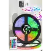 Led Işık 5 Metre Şerit Led RGB Işıklı