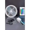 Led Işık 5 Metre Şerit Led RGB Işıklı