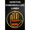 Led Işık El İşareti Araç Camı İçin Uzaktan Kumandalı