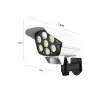 LED Lamba-Güneş Paneli Destekli Uzaktan Kumandalı Solar LED Lamba
