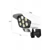 LED Lamba-Güneş Paneli Destekli Uzaktan Kumandalı Solar LED Lamba