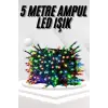 Ledli Fişli Led Dekor Lambası 5M RGB Yılbaşı Ağacı Işığı