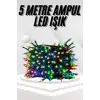 Ledli Fişli Led Dekor Lambası 5M RGB Yılbaşı Ağacı Işığı