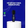 Lightning Girişli 2’li Kablosuz Yaka Mikrofonu Çift Kişilik Kayıt