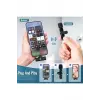 Lightning Girişli Iphone Uyumlu Ikili Kablosuz Yaka Mikrofonu Youtube Facebook Tiktok Vlog
