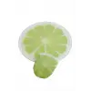 Limon Desenli Kore Yelpaze