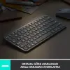 LOGITECH MX KEYS MINI MINIMALIST KABLOSUZ BLUETOOTH AYDINLATMALI Q TR KLAVYE SİYAH 920-010504