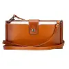 Lozan Strap 6.5 inch Uyumlu Deri Kartlıklı Kılıf RST2EF Taba