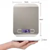 Lüx Dijital Mutfak Terazisi 5 Kg 1 Gr Hassas Paslanmaz Çelik + Pil