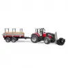 M. Ferguson 7480 ve Kütük Taş. Römork