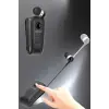 Makaralı Bluetooth Kulaklık Çağrı Cevaplama Kablolu Uzun Pil Ömrü