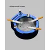 Masa Üstü Çakmaklı Küllük Paslanmaz Metal Gövde Yeni Nesil