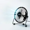 Masaüstü Mini USB Fan - Metal Gövdeli - Ultra Sessiz