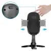 Masaüstü Telefon Standı 360 Derece Dönebilen Başlıklı Ayaklı Telefon Tripodu Bx40
