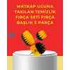 Matkap Ucu Temizlik Aparatı 3’lü Fırça Seti