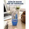 Mavi Kişisel Bakım Seti Cımbız Makas Tırnak Makası ve Törpü