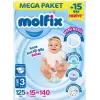 Mega Paket Bebek Bezi 3 Beden 4-9 Kg 140 Adet